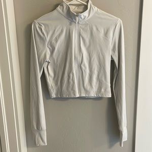 Alphalete cropped zip-up jacket